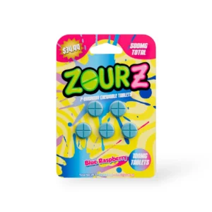 zourz 7 hydroxy chewable tablet blue raspberry 100mg per tablet 5ct 66269