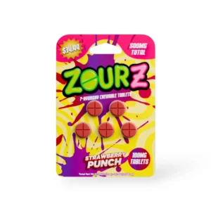 zourz 7 hydroxy chewable tablet strawberry punch 100mg per tablet 5ct 95061 (1)